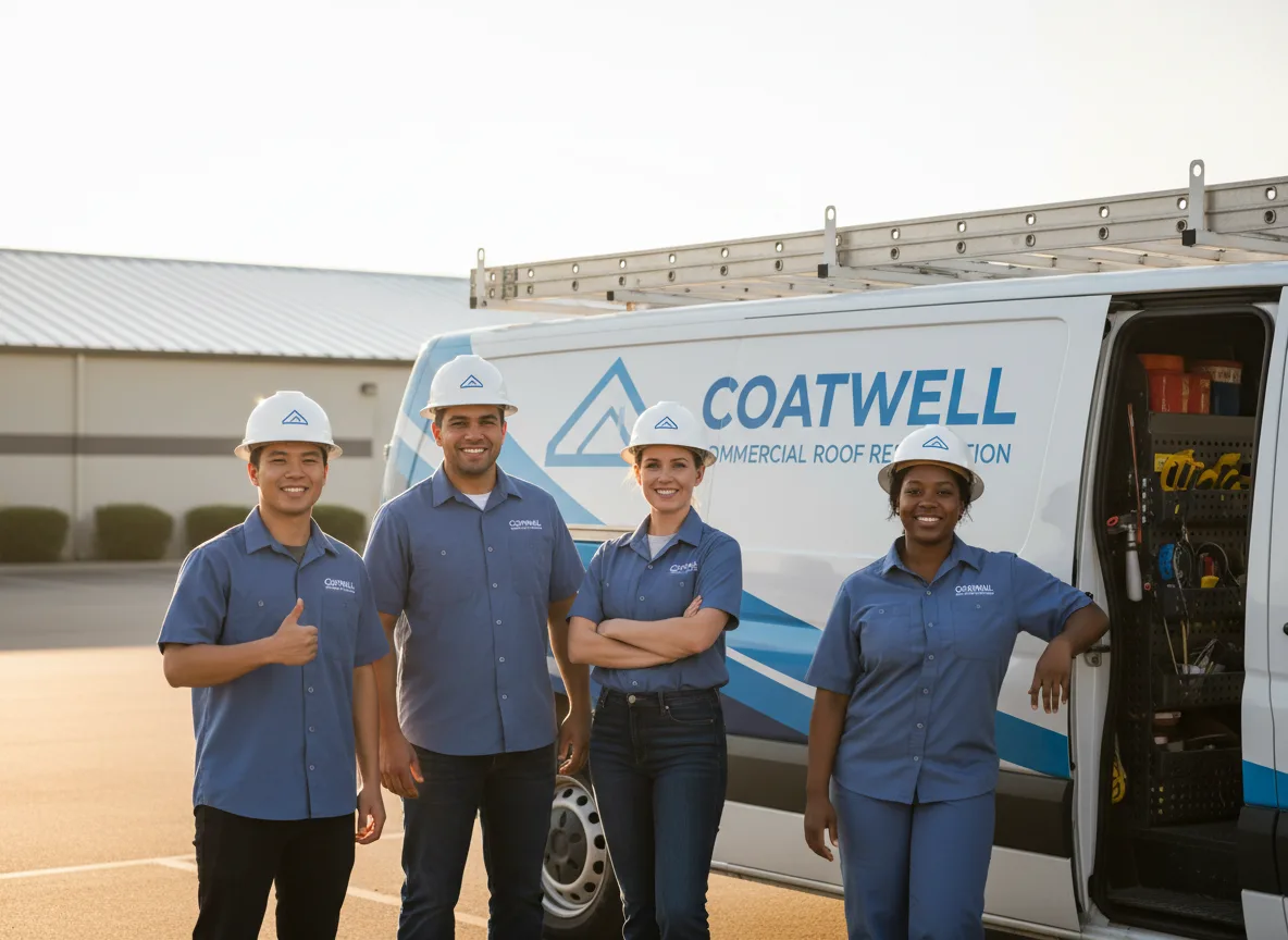Commercial roof coating company in Tremont, PA